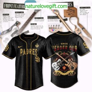San Diego Padres 2025 Vedder Cup Jersey MLB Fan Gear