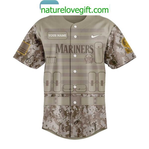 Seattle Mariners 2025 Military Appreciation Jersey 250th Anniversary