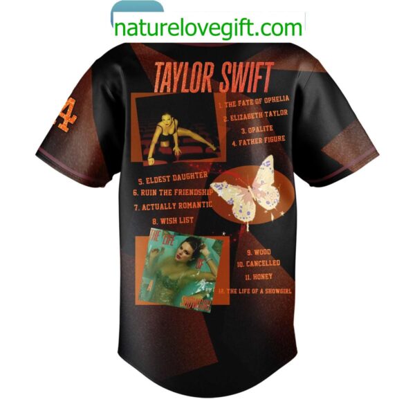 Taylor Swift Dodgers Jersey Showgirl Era LA Baseball Shirt