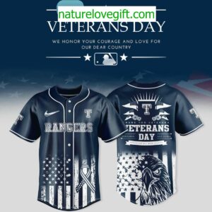Texas Rangers 2025 Veterans Day Jersey