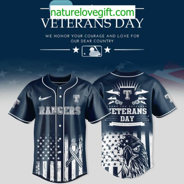 Texas Rangers 2025 Veterans Day Jersey