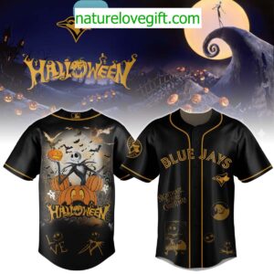 Toronto Blue Jays Jack Skellington Halloween Jersey Nightmare Before Christmas Toronto Blue Jays Jack Skellington Halloween Jersey Nightmare Before Christmas