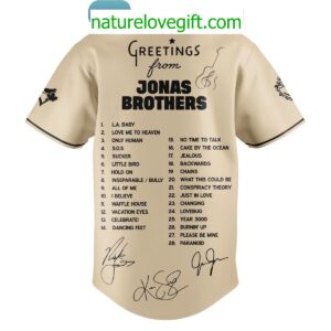 Toronto Blue Jays x Greetings From Jonas Brothers Jersey