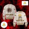 Alice In Chains Ugly Christmas Sweater Sun Logo Rock Band Holiday