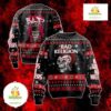 Bad Religion Ugly Christmas Sweater Holiday Party Pullover Snowflake Design