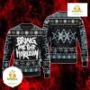 Bring Me The Horizon Ugly Christmas Sweater Blue Snowflake Magic Circle