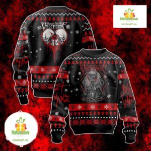 Bullet For My Valentine Ugly Christmas Sweater Heavy Metal Knit Jumper
