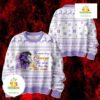 Color Purple Ugly Christmas Sweater The More Things Change Design
