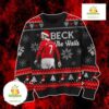David Beckham Ugly Christmas Sweater Holiday Knit Beck The Halls