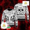 G59 Ugly Christmas Sweater Suicideboys Skeleton Skull Grey