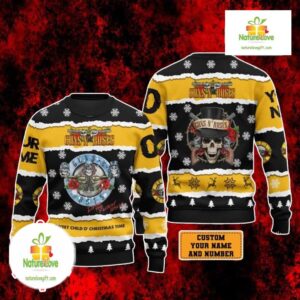 Guns N Roses Sweet Child O Mine Ugly Christmas Sweater