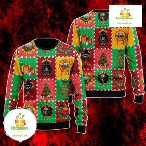 Guns N Roses Sweet Child O Mine Ugly Christmas Sweater Rock Holiday