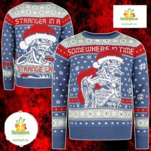 Iron Maiden Somewhere In Time Eddie Christmas Ugly Sweater