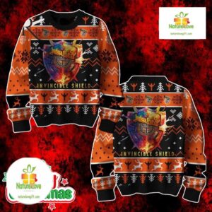 Judas Priest Invincible Shield Ugly Christmas Sweater Metal Band Gift