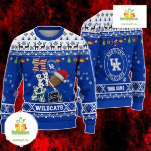 Kentucky Wildcats Ugly Christmas Sweater Holiday Fan Gift Winter Party