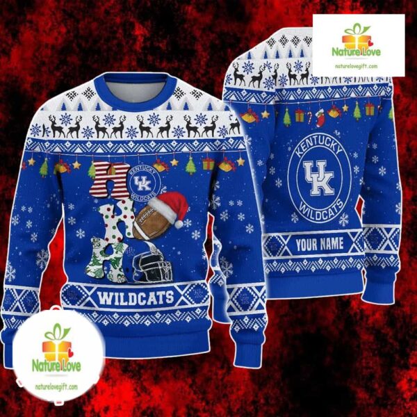 Kentucky Wildcats Ugly Christmas Sweater Holiday Fan Gift Winter Party