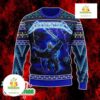 Mandalorian Metallica Ugly Christmas Sweater Blue Black Holiday Jumper