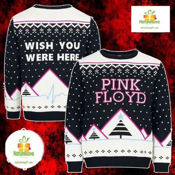 Pink Floyd Ugly Christmas Sweater Wish You Were Here Holiday Knit