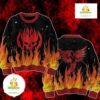The Offspring Ugly Christmas Sweater Fire Flames Rock Band