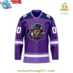 Bloomington Bison Fights Cancer 2025 Hockey Jersey