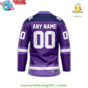 Bloomington Bison Fights Cancer 2025 Hockey Jersey