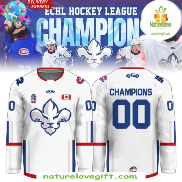 2025 ECHL Trois Rivieres Lions Hockey Jersey