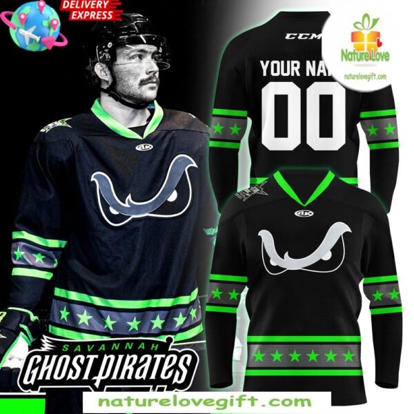 2025 Ghost Pirates Hockey Jersey Athletic Knit Ghost Eyes