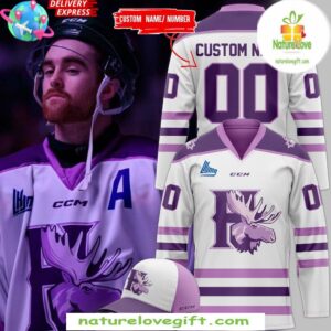 2025 Halifax Mooseheads Cancer Awareness Jersey