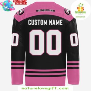 Macon Mayhem Ice Out Cancer Night 2025 Jersey