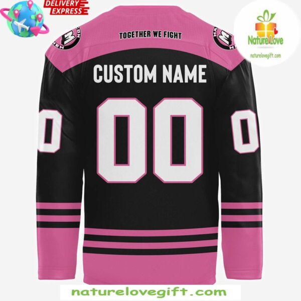 2025 Macon Mayhem Ice Out Cancer Jersey Hockey