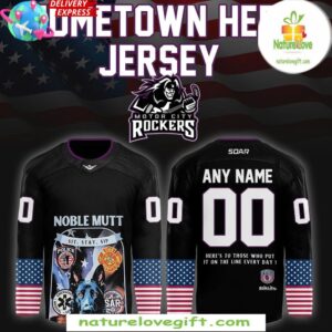 2025 Motor City Rockers Hockey Jersey Hometown Hero
