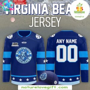 2025 Norfolk Admirals Hockey Jersey Virginia Beach