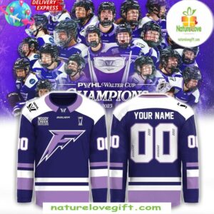 2025 PWHL Walter Cup Champions Hockey Jersey Custom Fan Jersey
