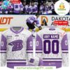 2026 Rapid City Rush Hockey Jersey Cancer Awareness