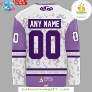 Rapid City Rush Fights Cancer 2025 Hockey Jersey