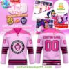 2025 Reading Royals Pink in the Rink Hockey Jersey
