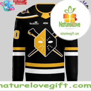 Wheeling Nailers New Uniforms 2025 Black Hockey Jersey InspirDG 2