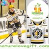 2025 Wheeling Nailers White Hockey Jersey New Uniforms