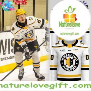 2025 Wheeling Nailers White Hockey Jersey New Uniforms
