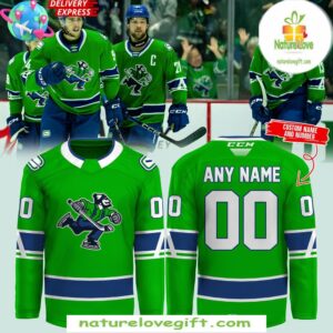 Abbotsford Canucks Green Hockey Jersey CCM AHL Edition