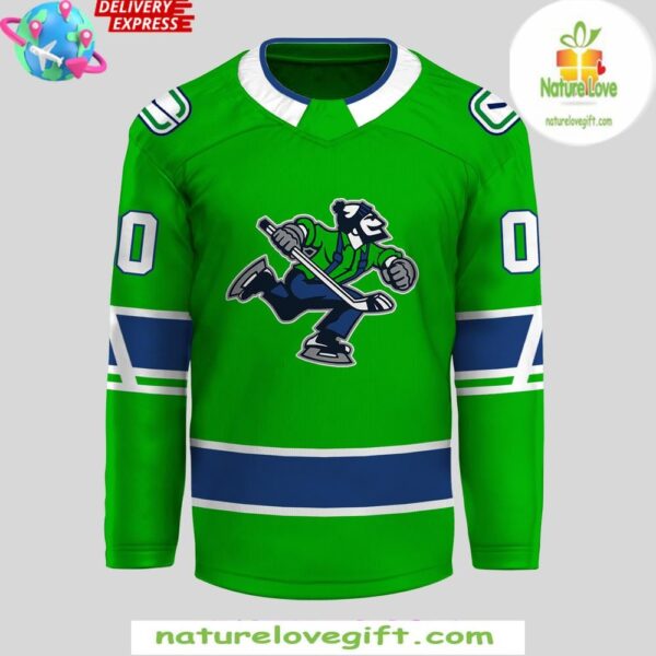 Abbotsford Canucks Green Hockey Jersey CCM AHL Edition