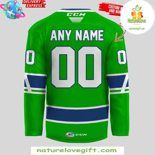 Abbotsford Canucks Green Hockey Jersey CCM AHL Edition