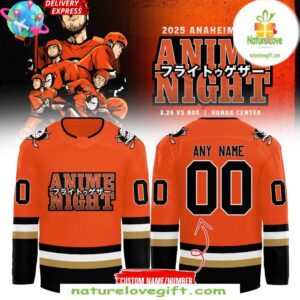 Anaheim Ducks 2025 Anime Night Hockey Jersey