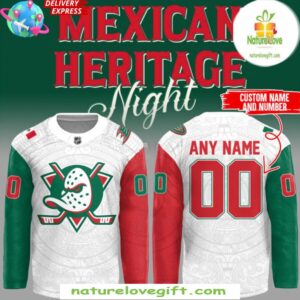 Anaheim Ducks 2025 Mexican Heritage Night Hockey Jersey
