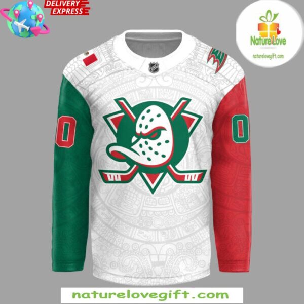 Anaheim Ducks 2025 Mexican Heritage Night Hockey Jersey
