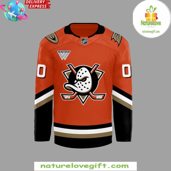 Anaheim Ducks 2025 Orange Breakaway Hockey Jersey Home
