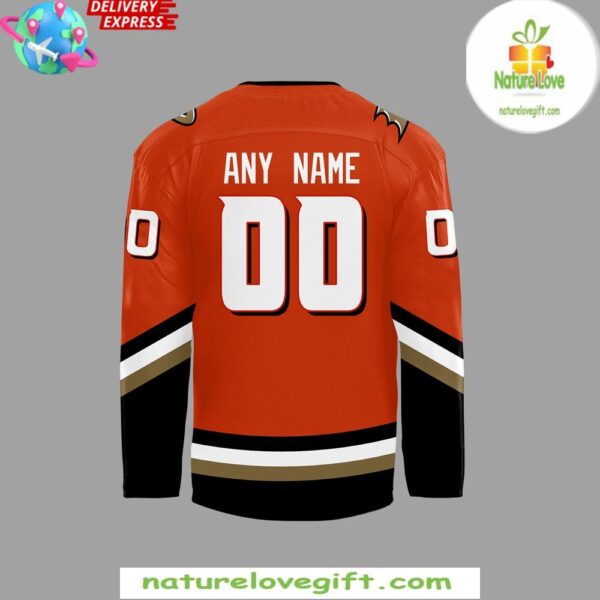 Anaheim Ducks 2025 Orange Breakaway Hockey Jersey Home