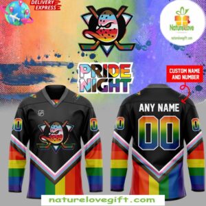Anaheim Ducks 2025 Pride Night Jersey Hockey Fan Apparel