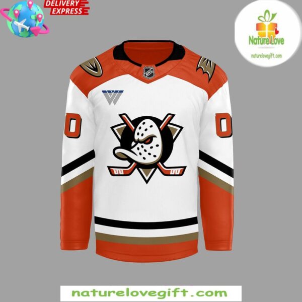 Anaheim Ducks 2025 White Breakaway Hockey Jersey Home