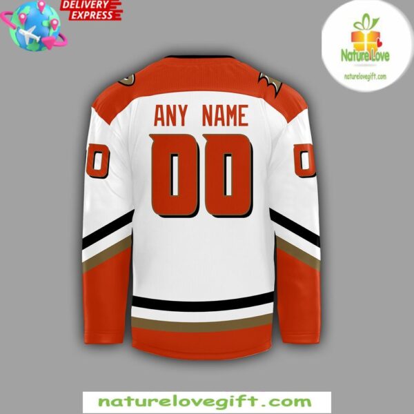Anaheim Ducks 2025 White Breakaway Hockey Jersey Home